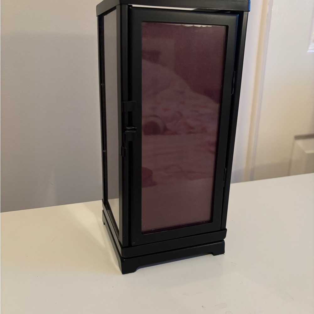 Zen Lantern Purple 3-Tier Tea Light Holder